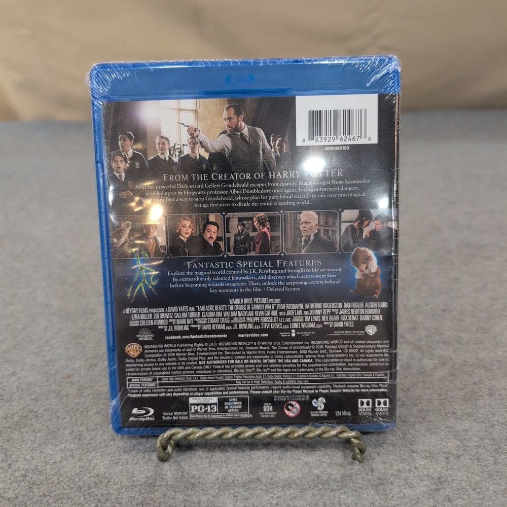 Fantastic Beasts The Crimes of Grindelwald Blu-ray Warner Bros Wizarding World - Picture 2 of 2